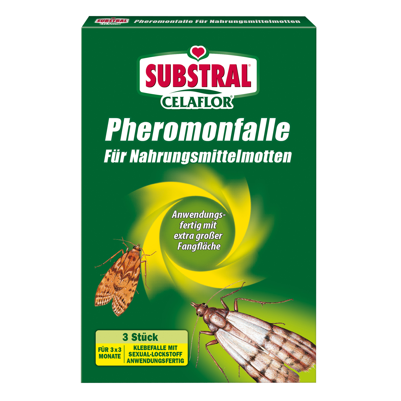 SUBSTRAL® Celaflor® Pheromonfalle für Nahrungsmittelmotten