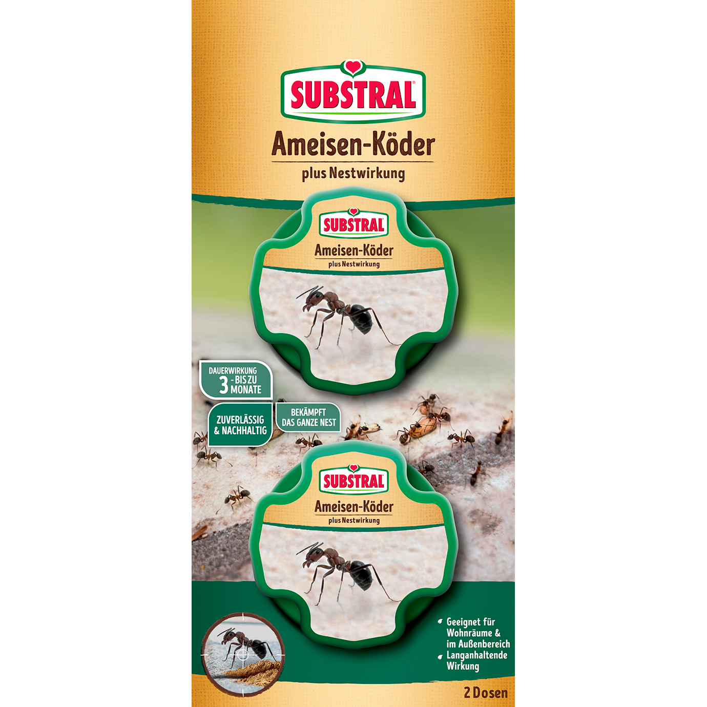 SUBSTRAL® Ameisen-Köder Plus Nestwirkung
