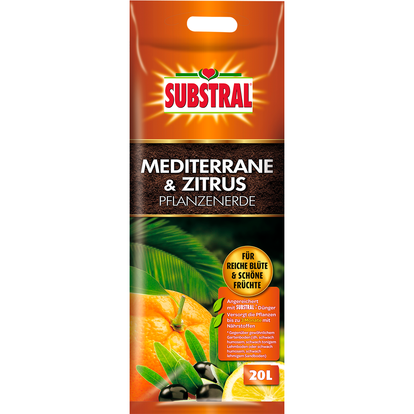 SUBSTRAL® Mediterrane & Zitrus Pflanzenerde