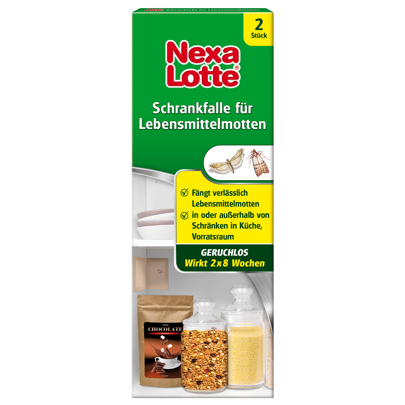Nexa Lotte® Schrankfalle für Lebensmittelmotten