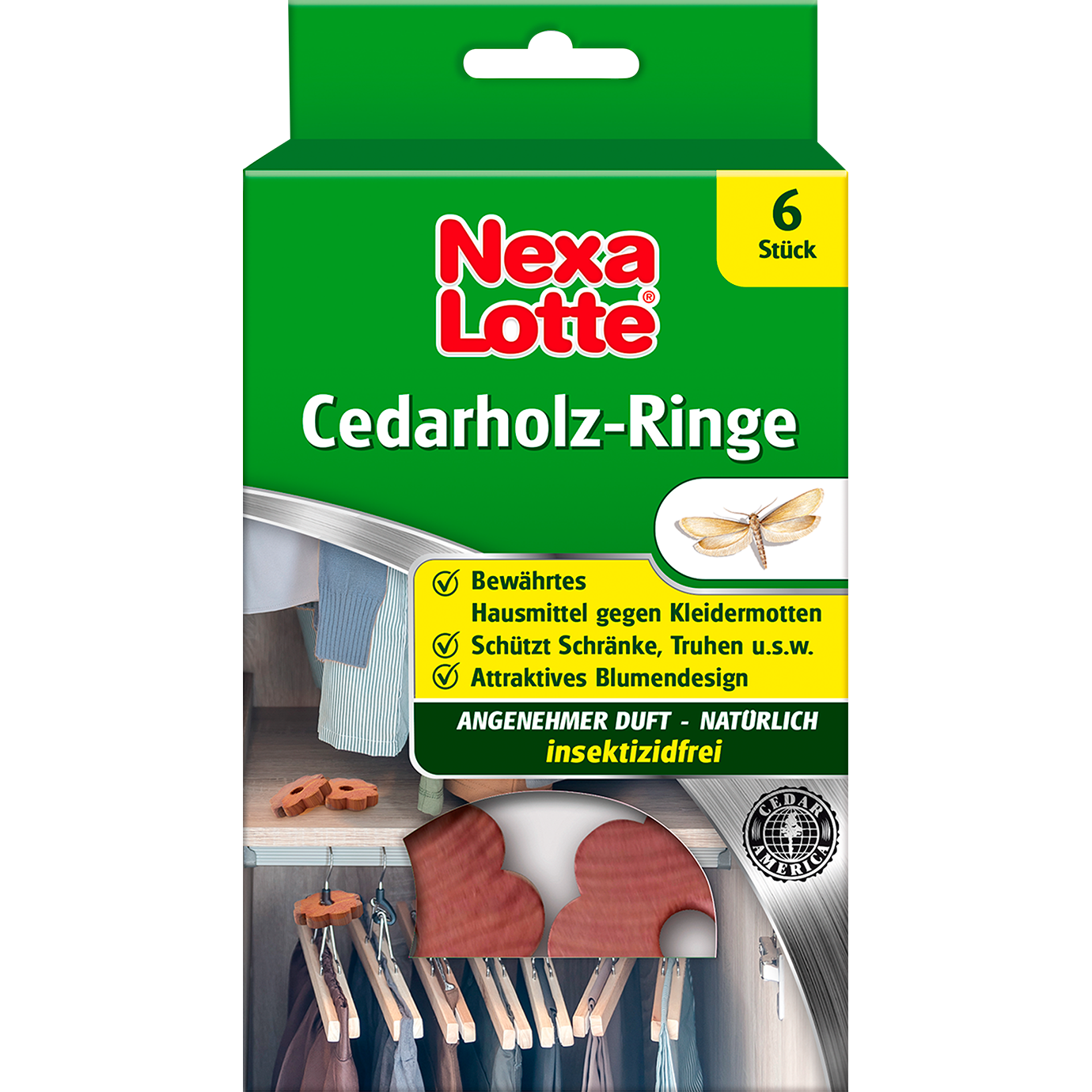 Nexa Lotte® Cedarholz-Ringe