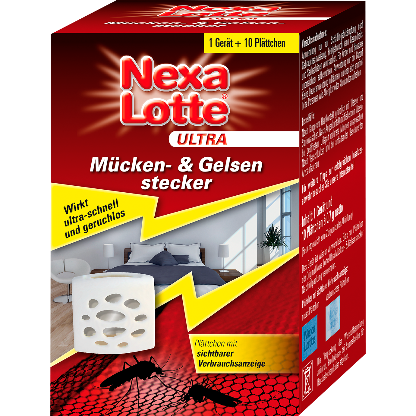 Nexa Lotte® Ultra Mücken- und Gelsenstecker
