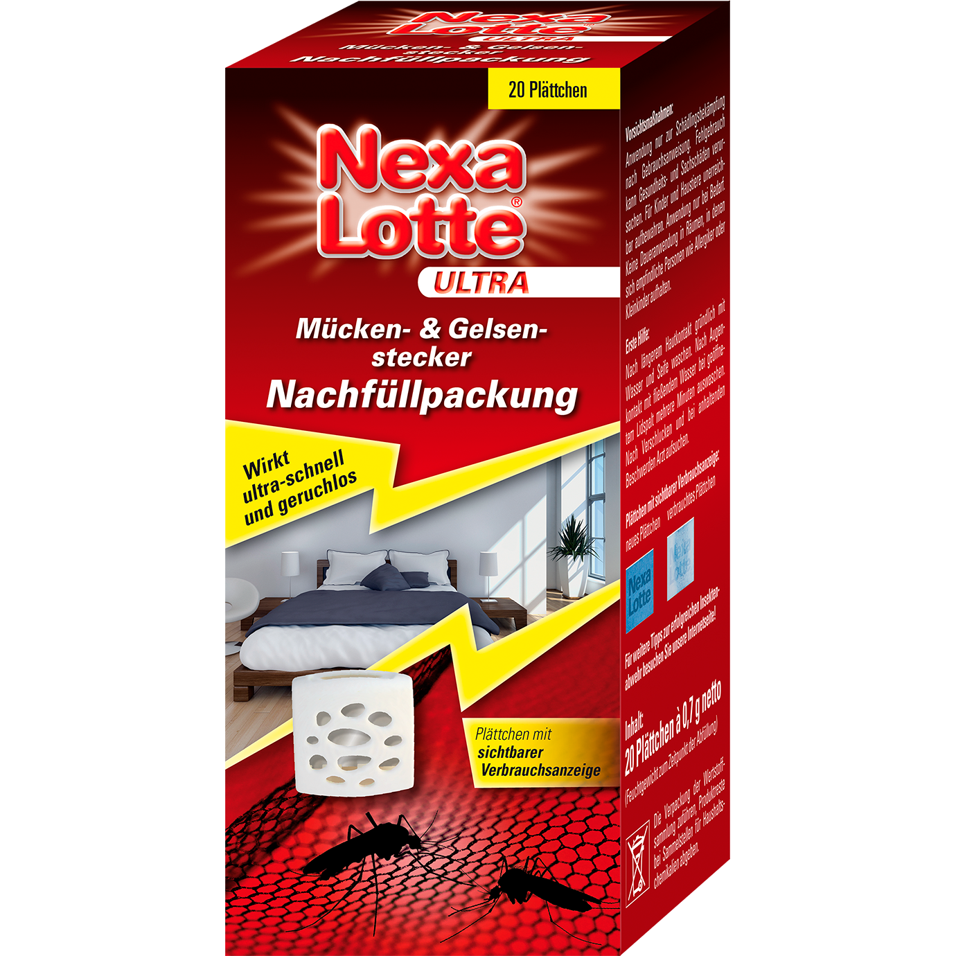 Nexa Lotte® Ultra Mücken- und Gelsenstecker Nachfüllpackung