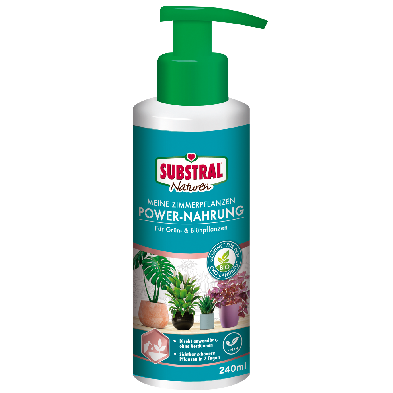 SUBSTRAL® Naturen® Meine Zimmerpflanzen Power-Nahrung für Zimmerpflanzen 