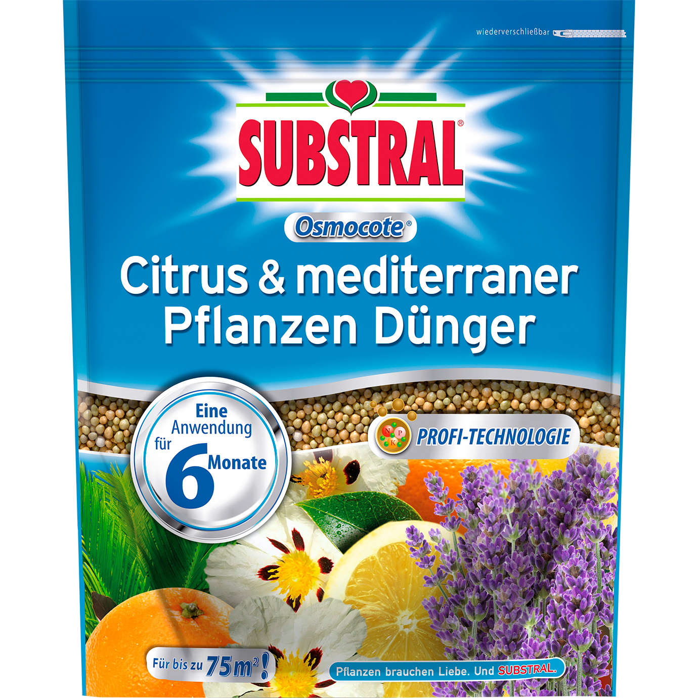 SUBSTRAL® Osmocote Citrus & mediterraner Pflanzen Dünger