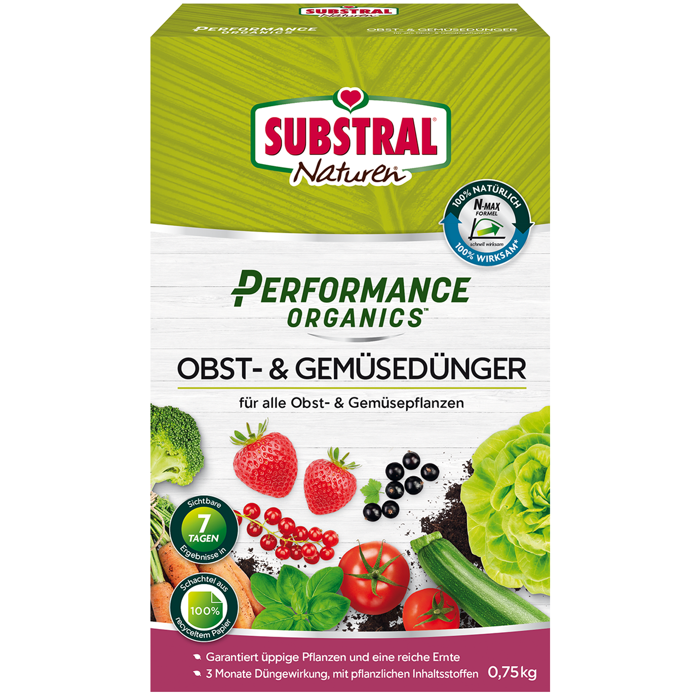 SUBSTRAL® Naturen® Performance Organics Obst & Gemüse Dünger SUBSTRAL® Naturen® Performance Organics Obst & Gemüse Dünger