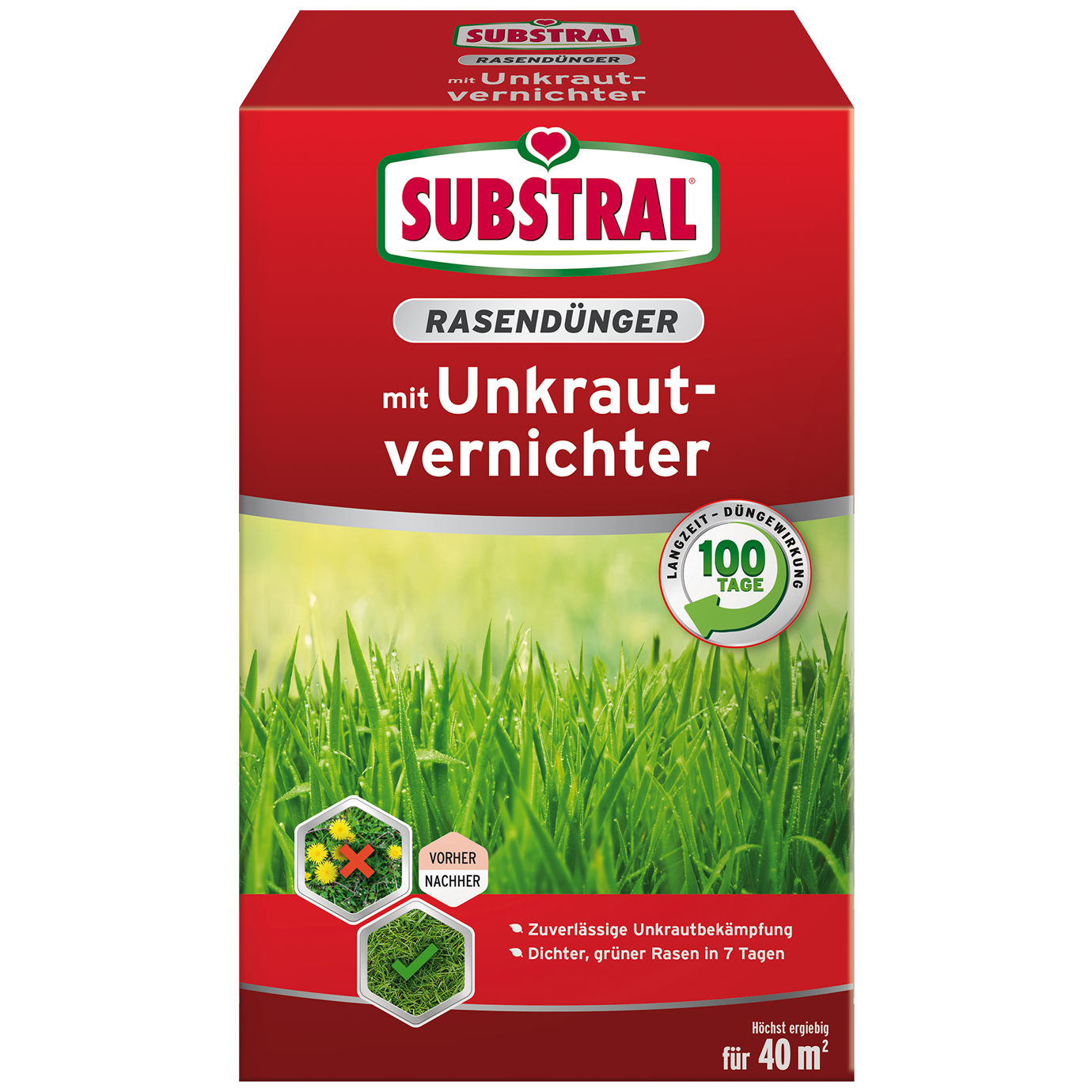 SUBSTRAL® Rasendünger mit Unkrautvernichter