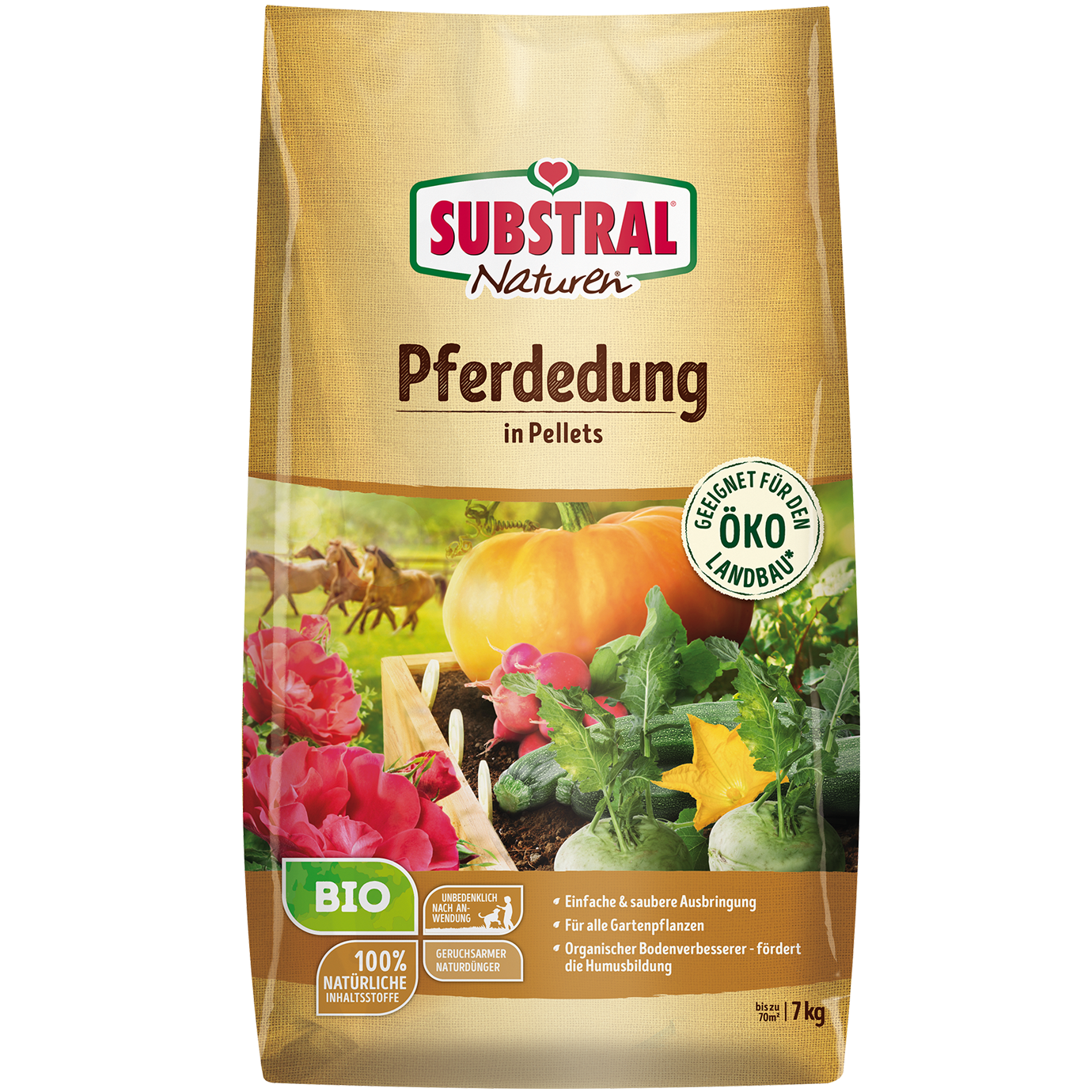 SUBSTRAL® Naturen® Bio Pferdedung