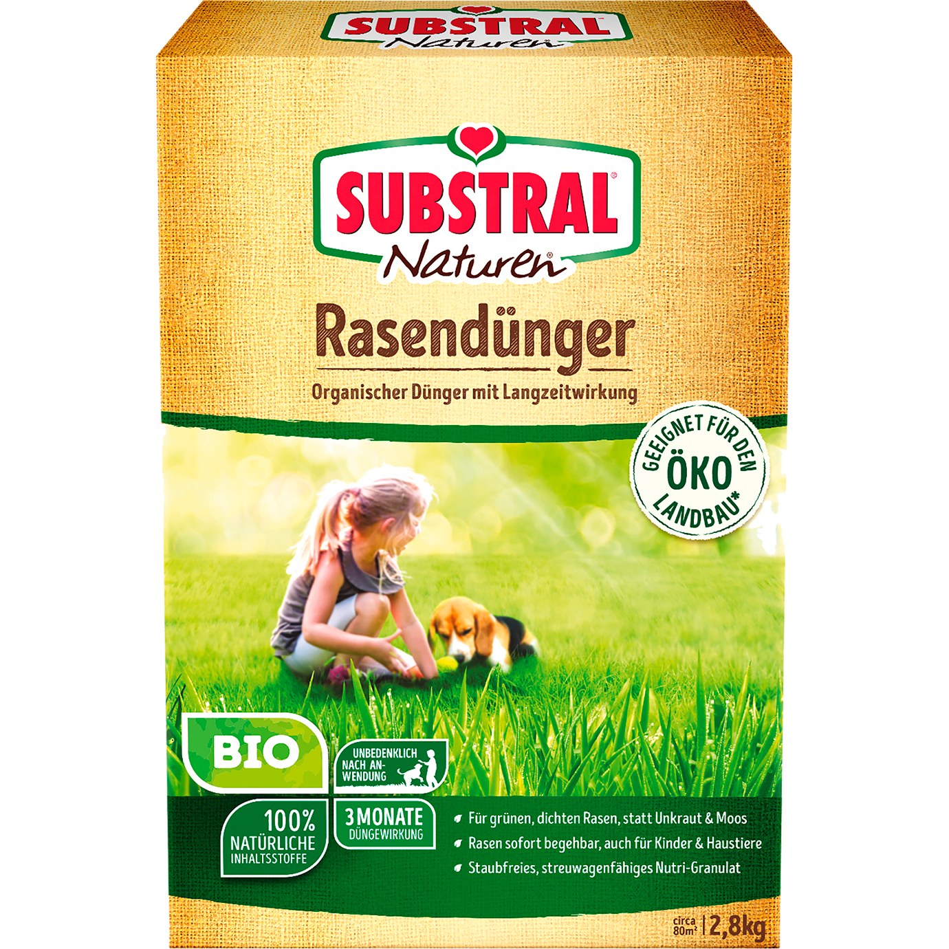 SUBSTRAL® Naturen® Rasendünger Bio